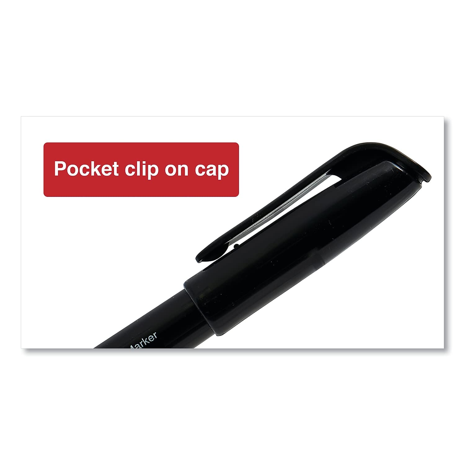 Universal 07070 Fine Point Permanent Marker Pen - Black Ink, 36 Pack - Ideal for Office, School, Labeling & DIY Projects