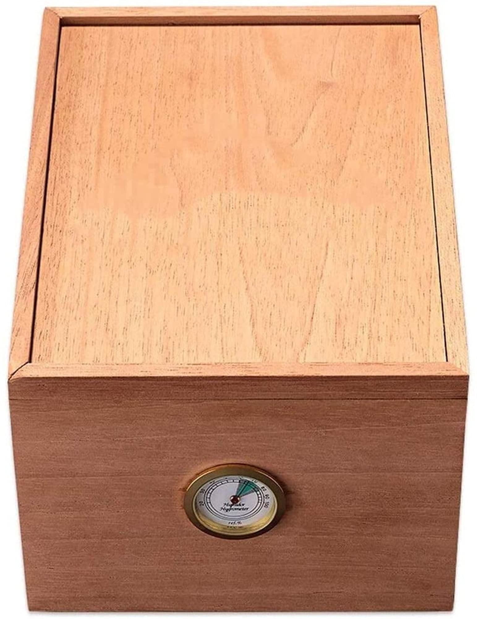 Premium Cigar Box Humidifier - Handcrafted Wooden Storage Box with Lid for Cigars, Jewelry & Collectibles | Perfect for Home Decor, Gift Giving & Luxury Storage Solutions