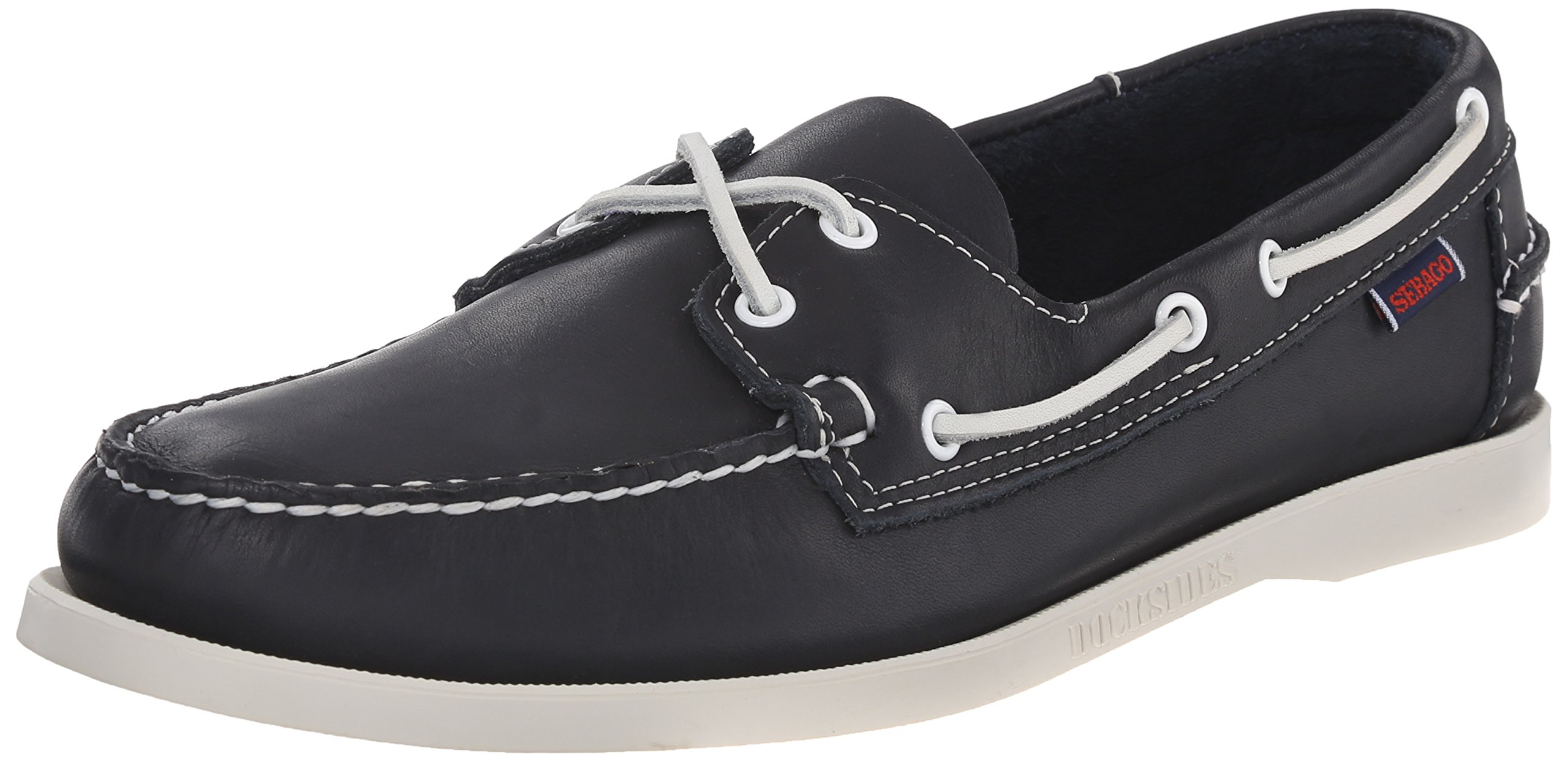 Sebago Men's Docksides Boat Shoes - Classic Leather Slip-On Loafers for Casual Wear & Sailing | Perfect for Summer, Boating, and Outdoor Activities