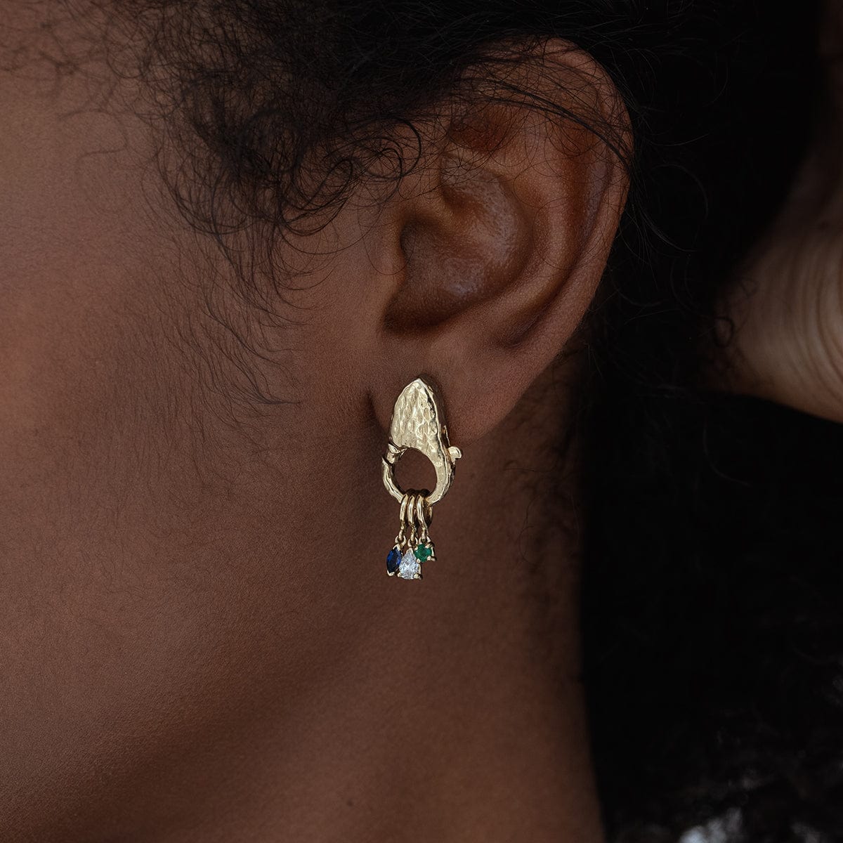 Elegant Lock Earrings for Women - Gold & Silver Dangle Hoop Earrings - Perfect for Parties, Weddings & Everyday Wear