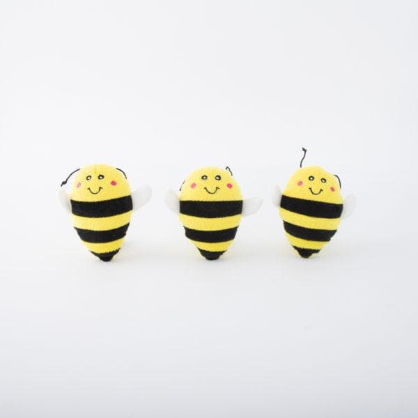 Zippy Burrow Honey Pot Dog Plush Toy - Cute Honey Bee Stuffed Animal for Small & Large Dogs - Perfect for Cuddling, Chewing & Playtime at Home or Outdoors