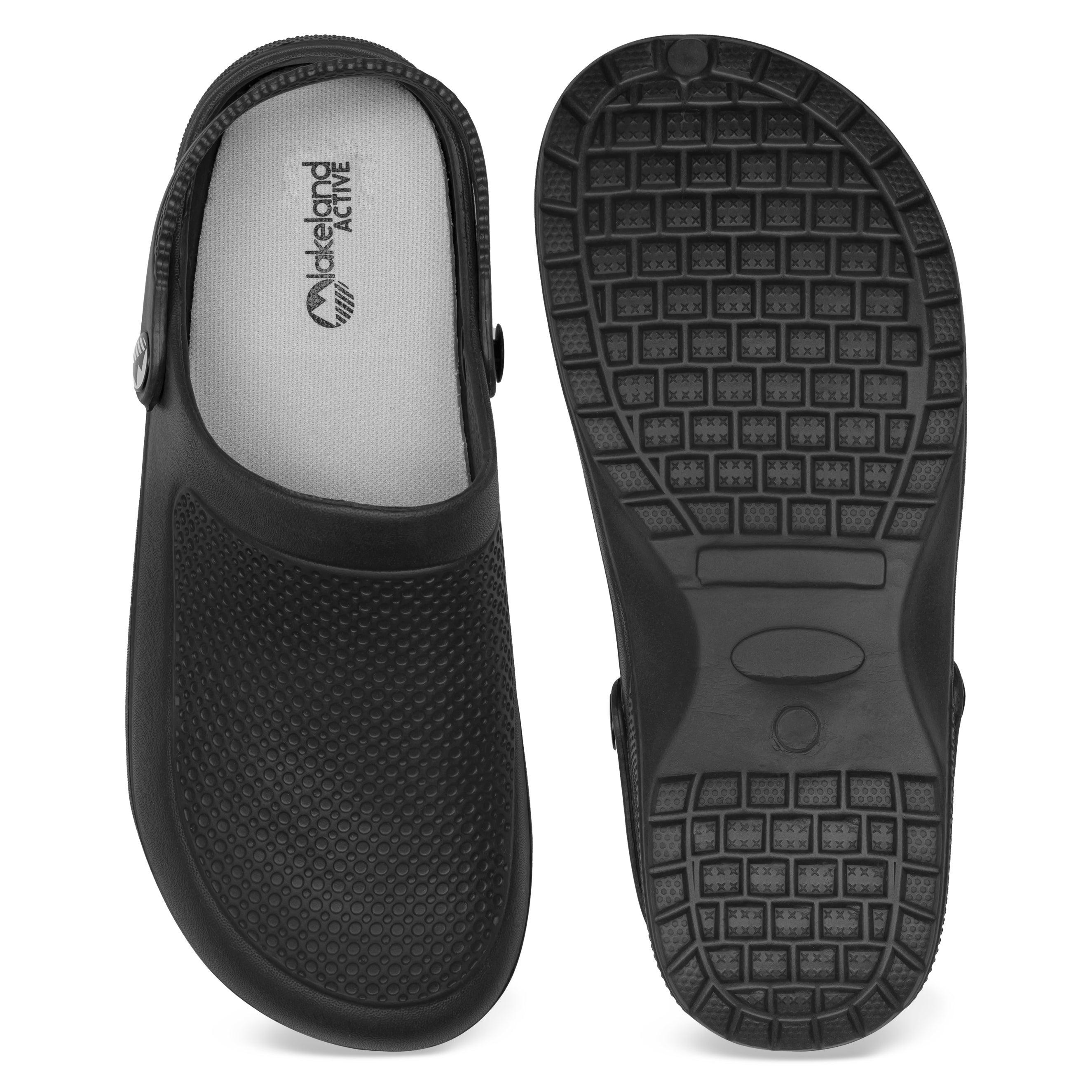 Men's Textured Garden Clogs - Comfortable Slip-Resistant Outdoor Shoes for Gardening, Yard Work & Beach Wear