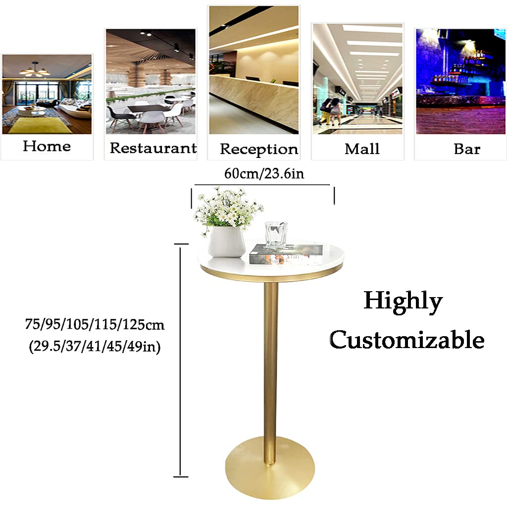 Round Bar Table for Bistro Cafe - 36