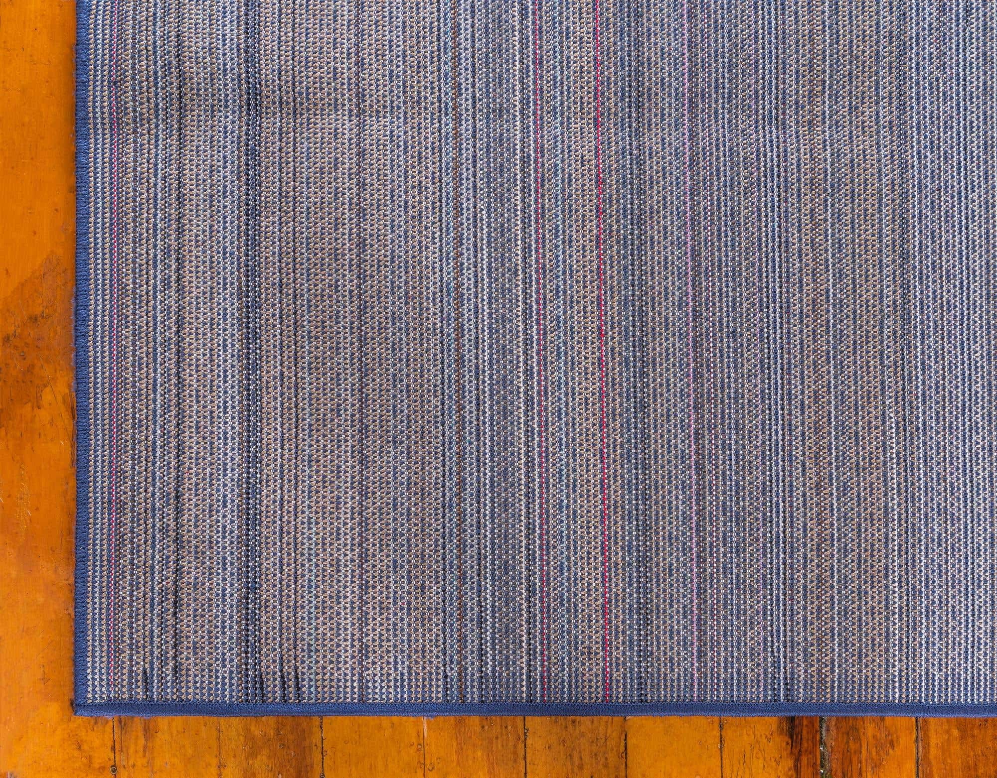 Unique Loom Solo Collection Calabasas Navy Blue Area Rug 10' x 14' Rectangle - Soft Modern Living Room Rug for Bedroom, Dining Room & Home Decor