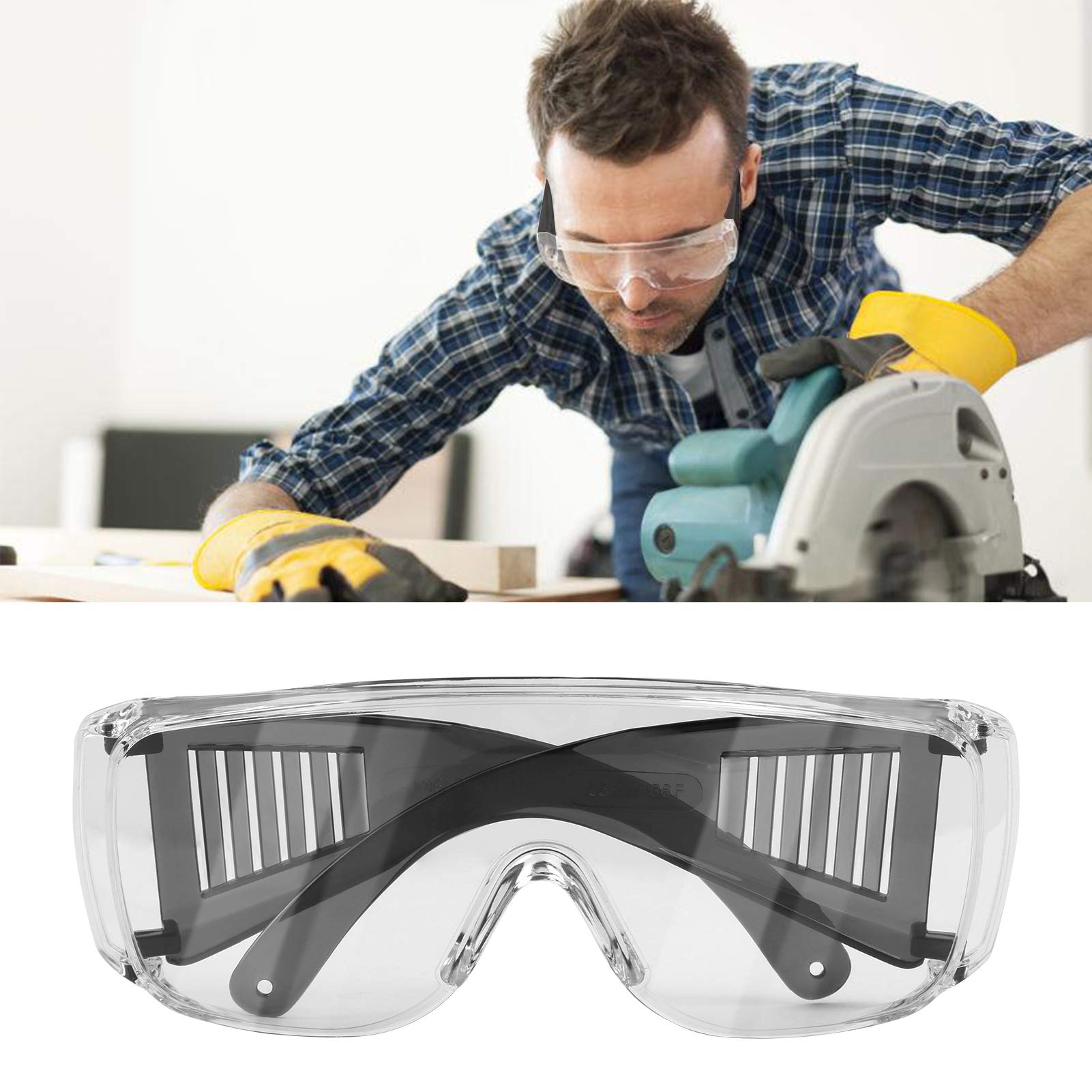 OTG Shooting Glasses Over Prescription Eyeglasses - Anti-Fog Safety Glasses for Hunting, Shooting & Outdoor Activities