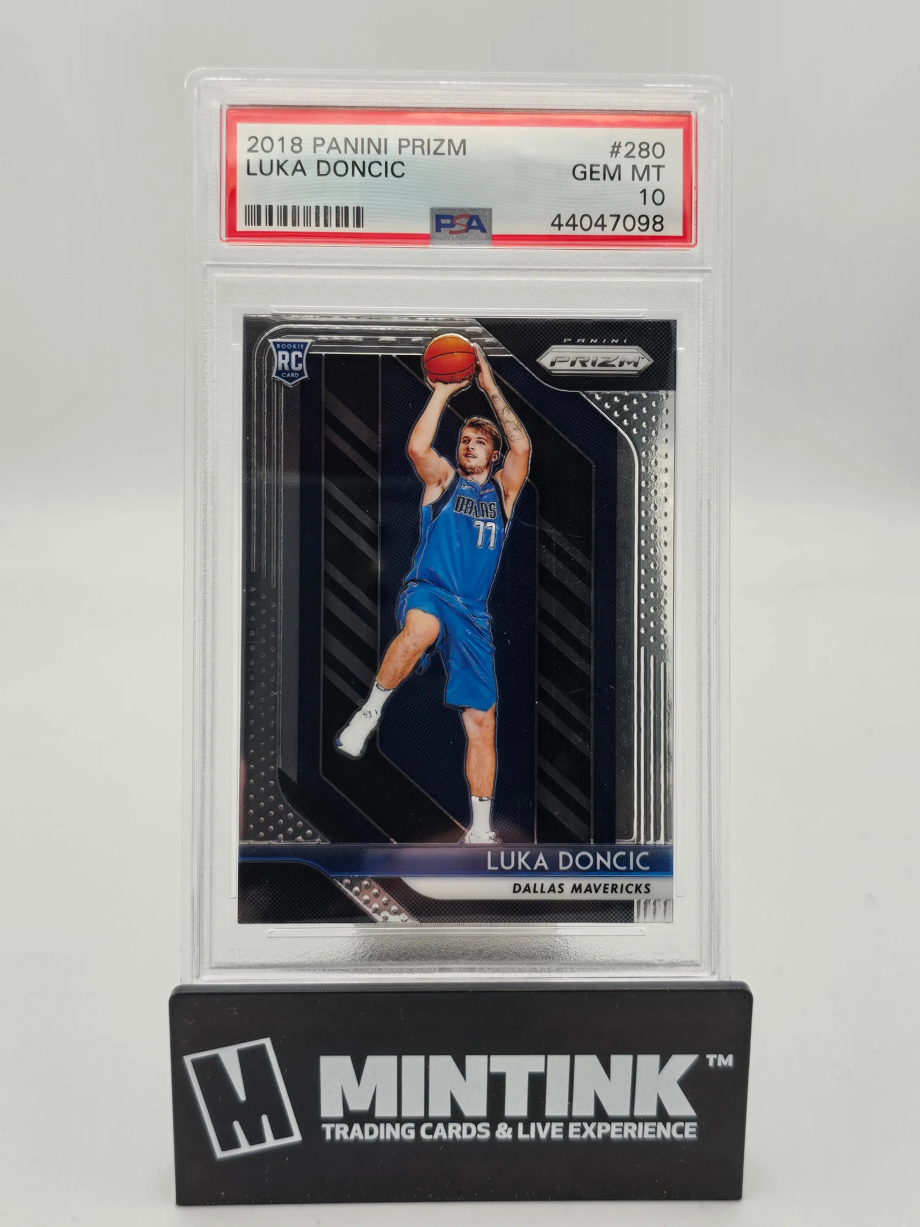 2018 Panini Prizm Luka Doncic Rookie Card PSA 10 - NBA Basketball Trading Card for Collectors & Investors - Perfect for Display, Gifts, and Sports Memorabilia Collections