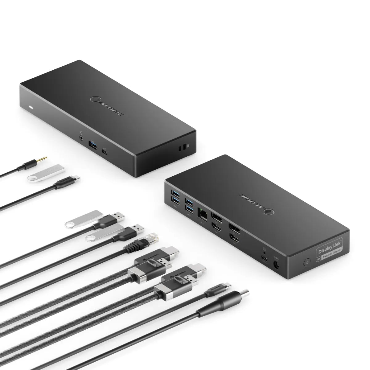DA2 Dual 4K Display Universal Docking Station with 100W Power Delivery - USB C Hub for Laptop, MacBook & PC - Perfect for Home Office & Remote Work Setup