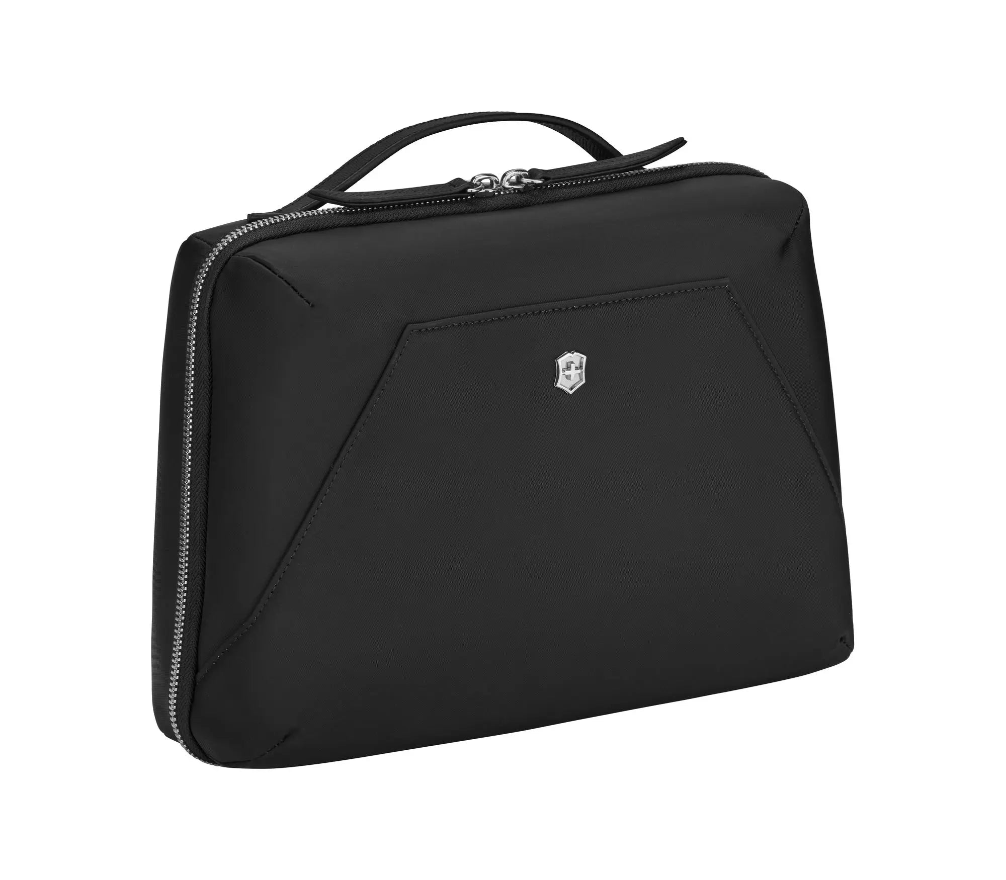 Victoria Signature Beauty Case - Travel Makeup Organizer with Mirror, Black | Perfect for Travel, Home & Salon Use