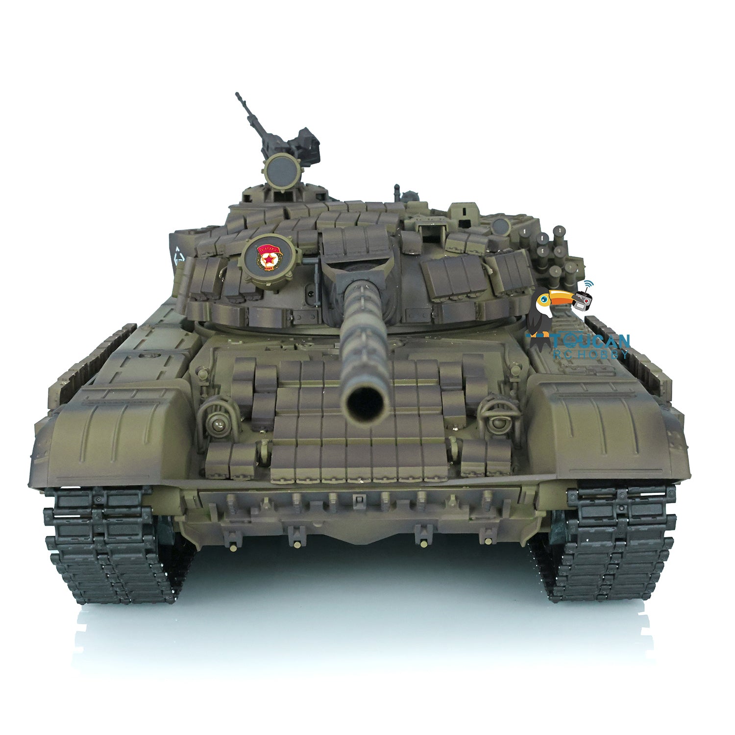 Heng Long T72 1/16 Scale RC Battle Tank - 7.0 Mainboard, Ready-to-Run BB IR Tank Model with Battery | US Stock | Perfect for Military Enthusiasts & RC Hobbyists | Outdoor Play & Collectible Display