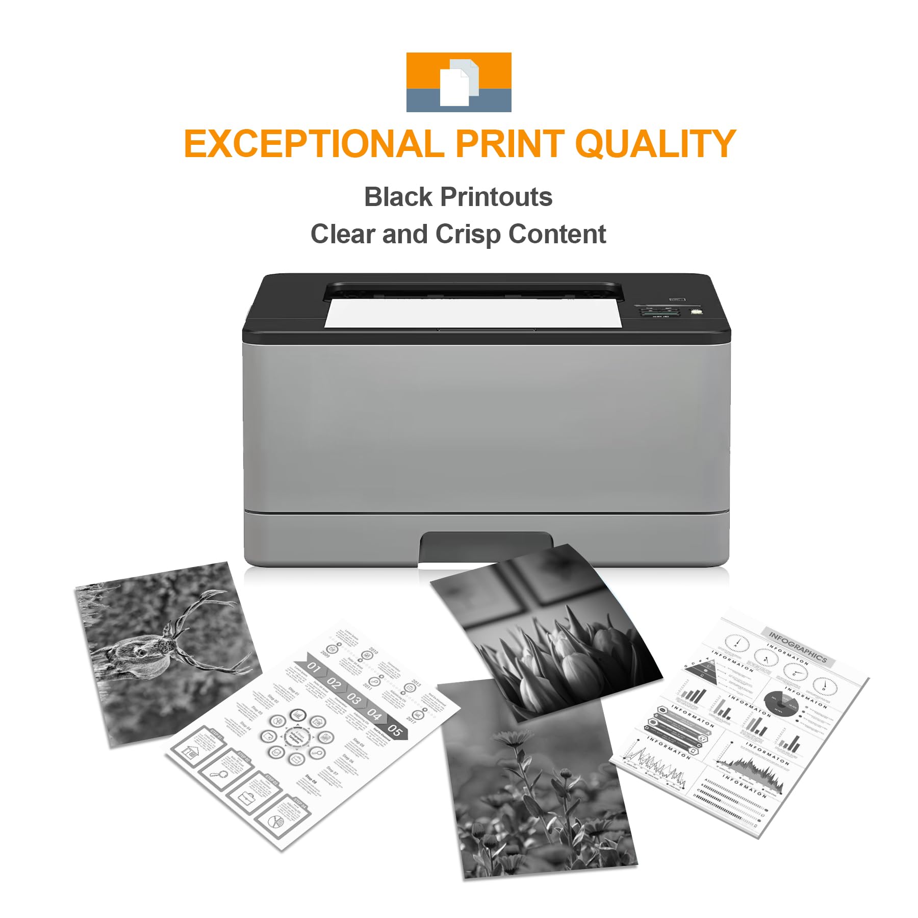 Brother DR820 DR-820 Compatible Drum Unit Replacement - Works with HL-L6200DW, MFC-L5850DW, HL-L5200DW, MFC-L5800DW Printers (Black, 1 Pack, Not Toner) - Ideal for Office & Home Printing Needs