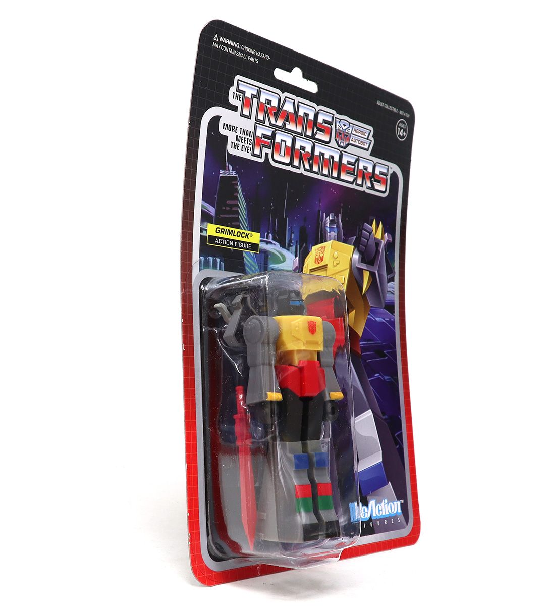 Grimlock Transformers Wave 2 ReAction Figure - Collectible Action Figure for Fans & Display - Perfect for Toy Collections, Gifts, and Home Decor