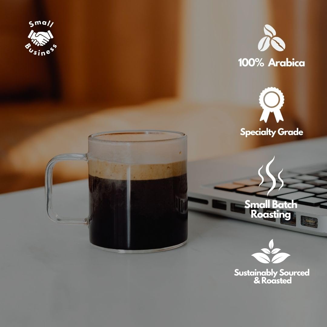 Canopy Point Coffee - Chiapas Mexico Light Roast Whole Bean Coffee - 5lb Bag | Premium Arabica Single Origin | Small Batch Air Roasted | Bold & Smooth Flavor | Perfect for Home Brewing, Office Use & Gifts