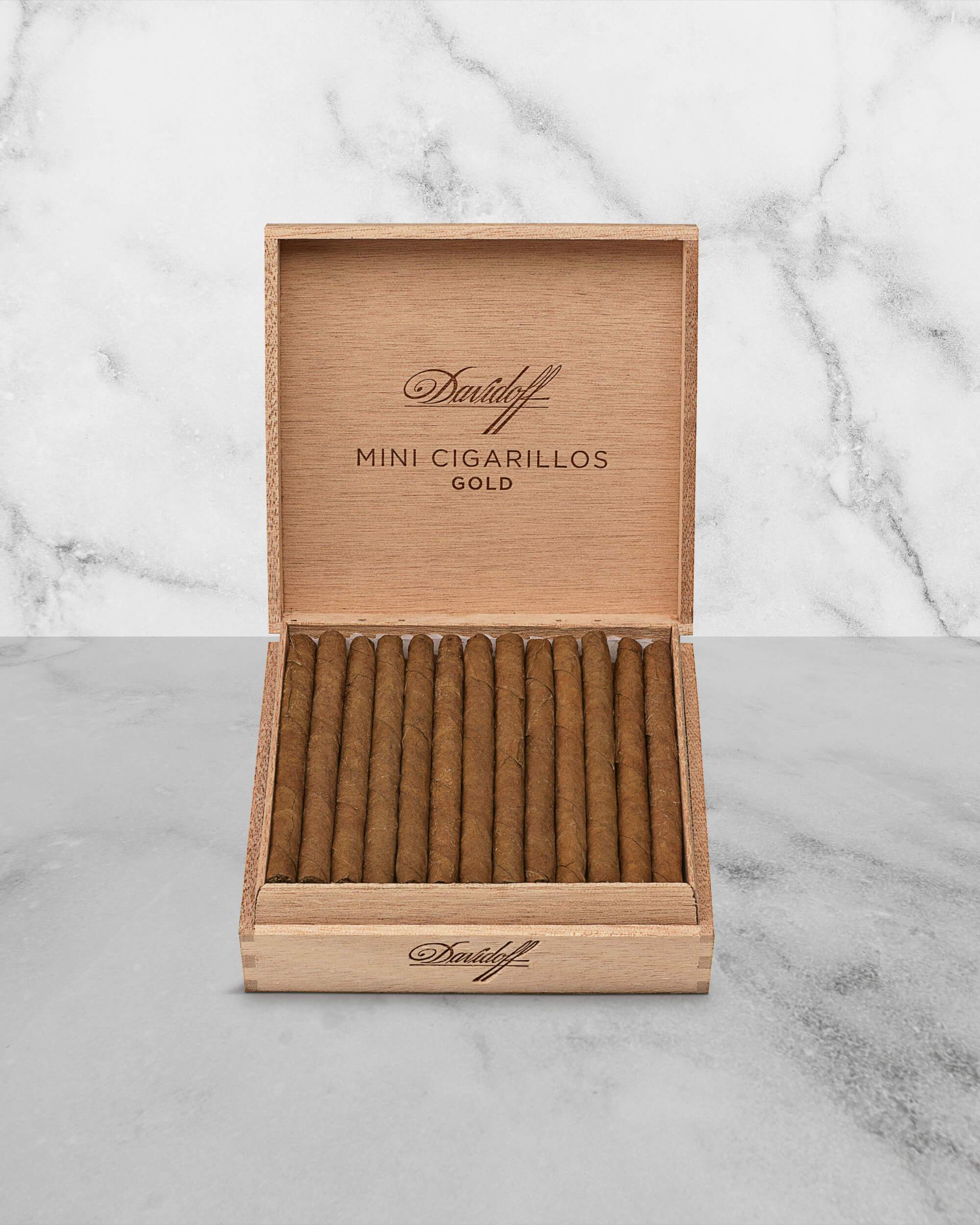 Davidoff Mini Cigarillos GOLD - Premium Mini Cigars for Smooth Smoking Experience | Perfect for Social Gatherings & Relaxation