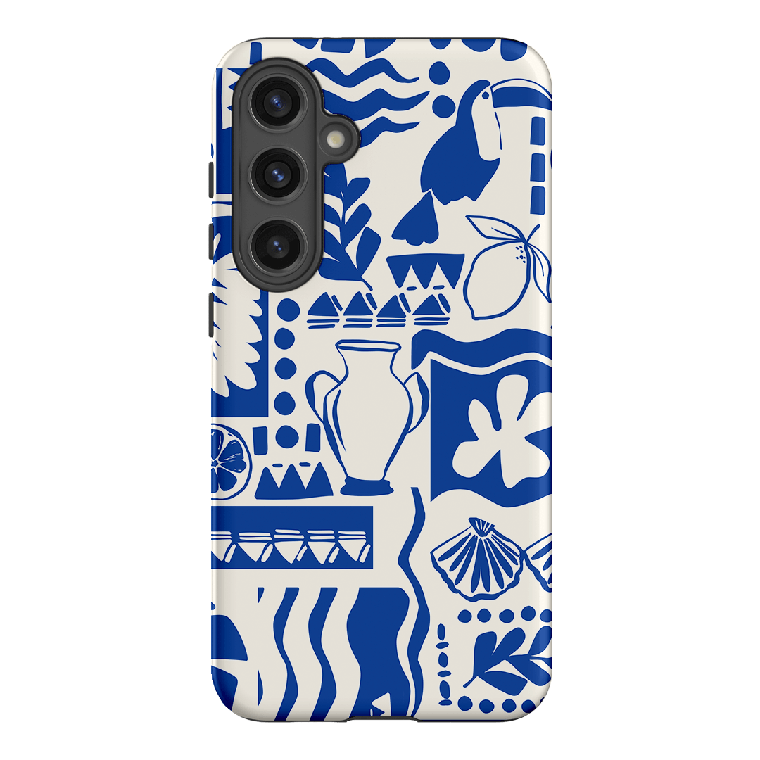 Stylish Toucan Blue Tropical Design Phone Case - Durable & Trendy Cover for iPhone & Samsung - Perfect for Beach Vacations & Summer Outings