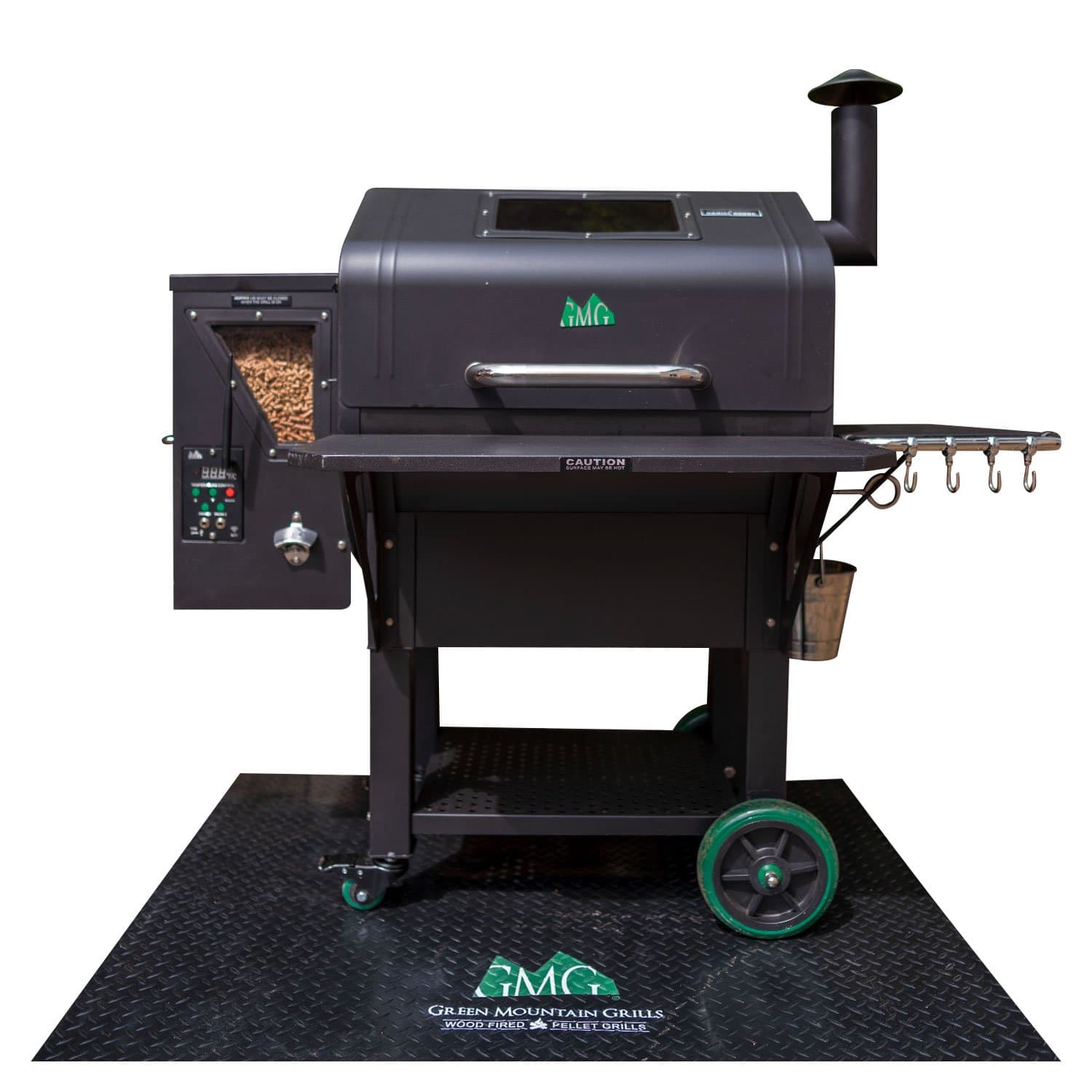 Premium BBQ Floor Mat for Green Mountain Grills - Heavy Duty, Non-Slip, Heat Resistant - Perfect for Outdoor Cooking, Patio, Deck & Backyard BBQ Parties
