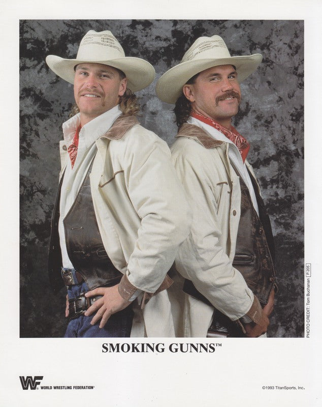 1993 Smoking Gunns P205 Color - Vintage Wrestling Action Figure - Collectible Toy for Wrestling Fans & Memorabilia Enthusiasts - Perfect for Display, Gifts, and Nostalgic Collections