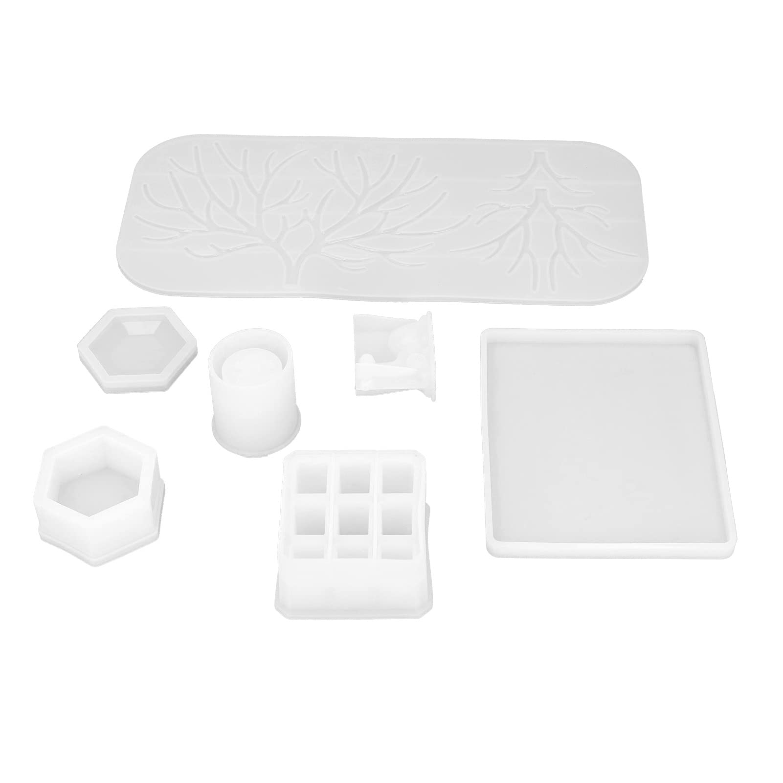 Flexible Reusable Silicone Deer Display Tray Molds for Resin Crafts - Durable Birthday Cake Chocolate Soap Making Molds - Perfect for DIY Home Decor, Wedding Centerpieces & Holiday Gift Packaging