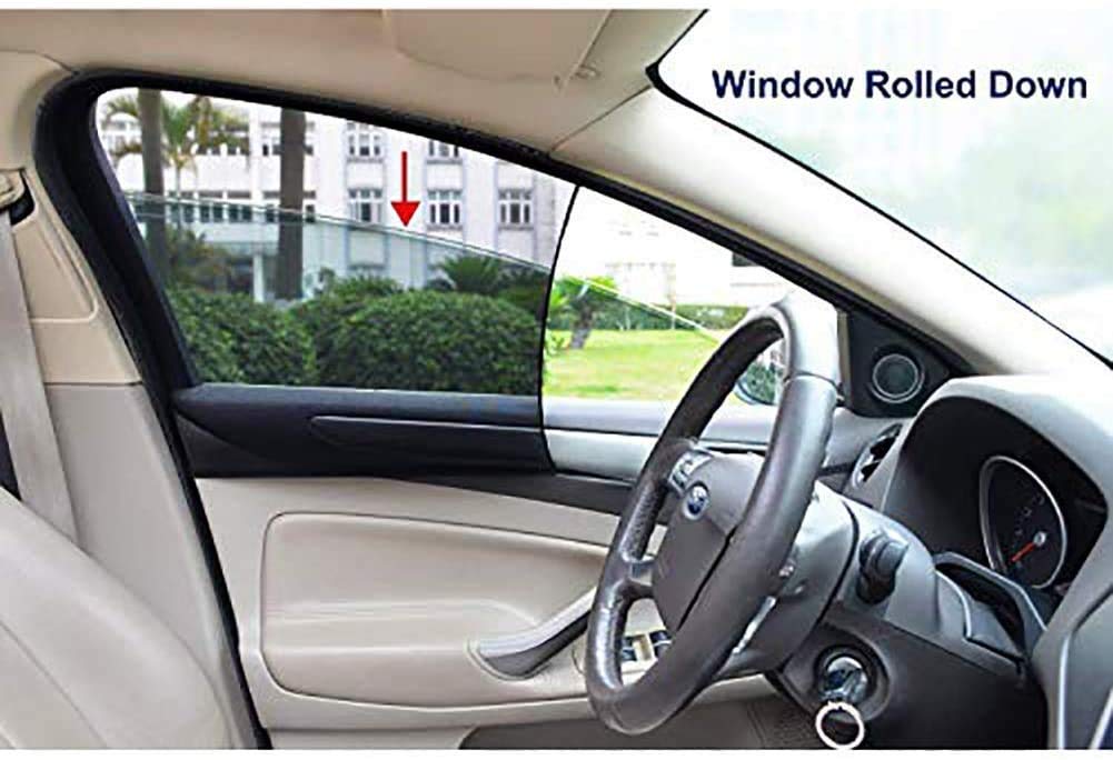 Car Window Mosquito Net Screens - UV Protection & Breathable Mesh for Camping & Travel | Baby & Pet Safe Sunshade Covers | Front/Rear Side 4-Piece Set | Perfect for Road Trips, Outdoor Adventures & Daily Commute