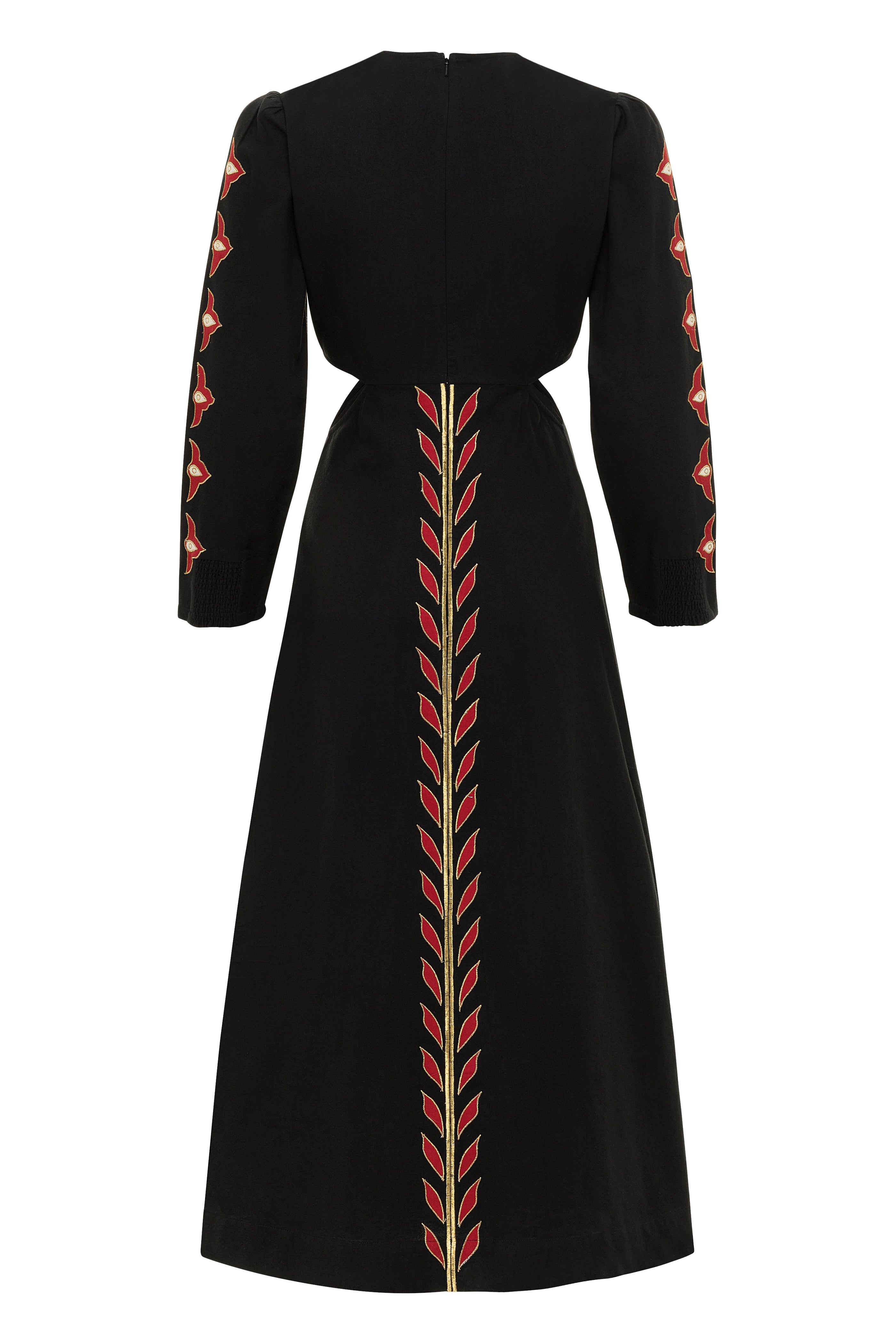 Elegant Lari Dress for Women - Flowy Summer Maxi Dress with Pockets - Perfect for Beach, Vacation & Casual Outings
