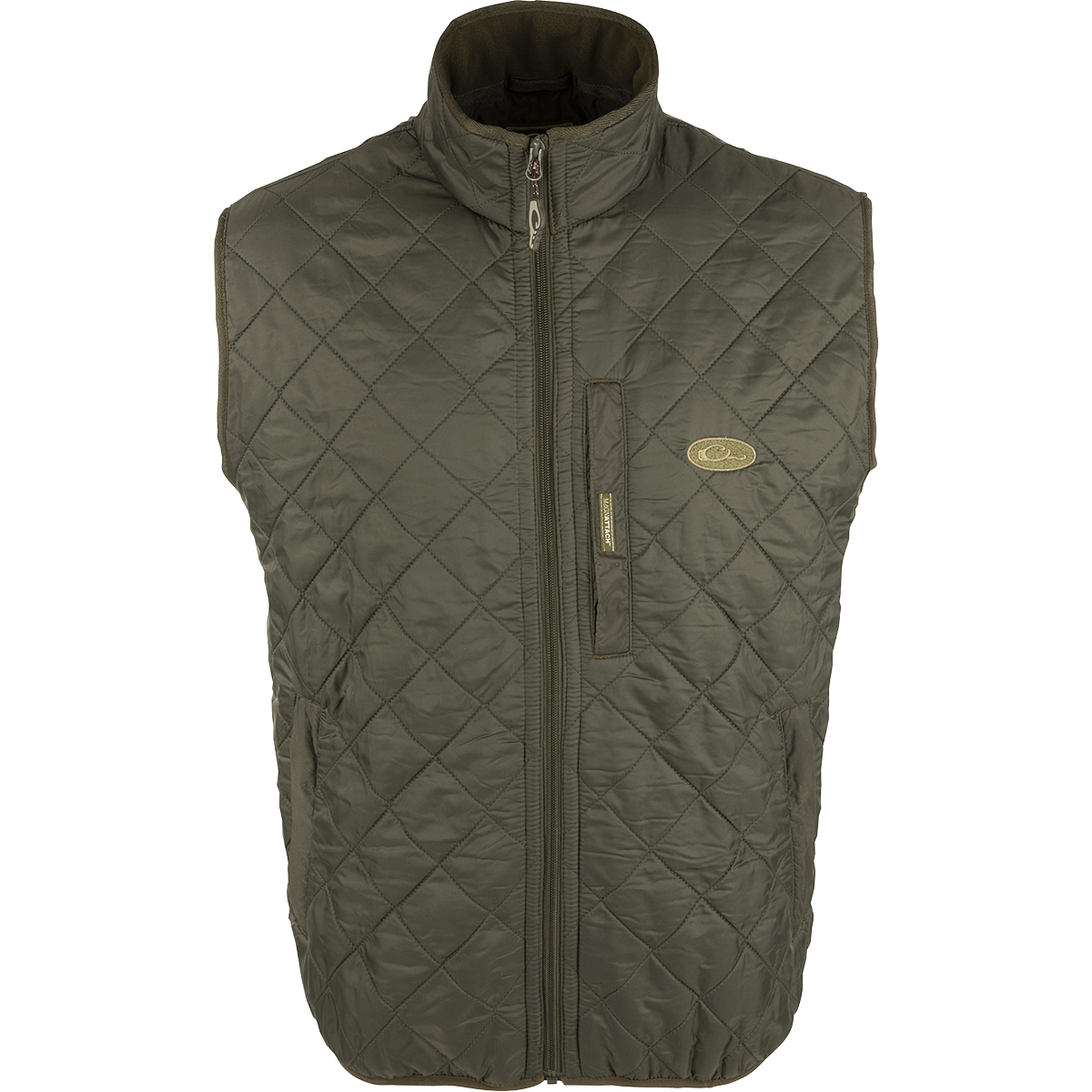 Delta Quilted Fleece Lined Vest for Men & Women - Lightweight Warm Winter Puffer Vest Jacket - Outdoor Hiking, Camping, Running, Casual Wear