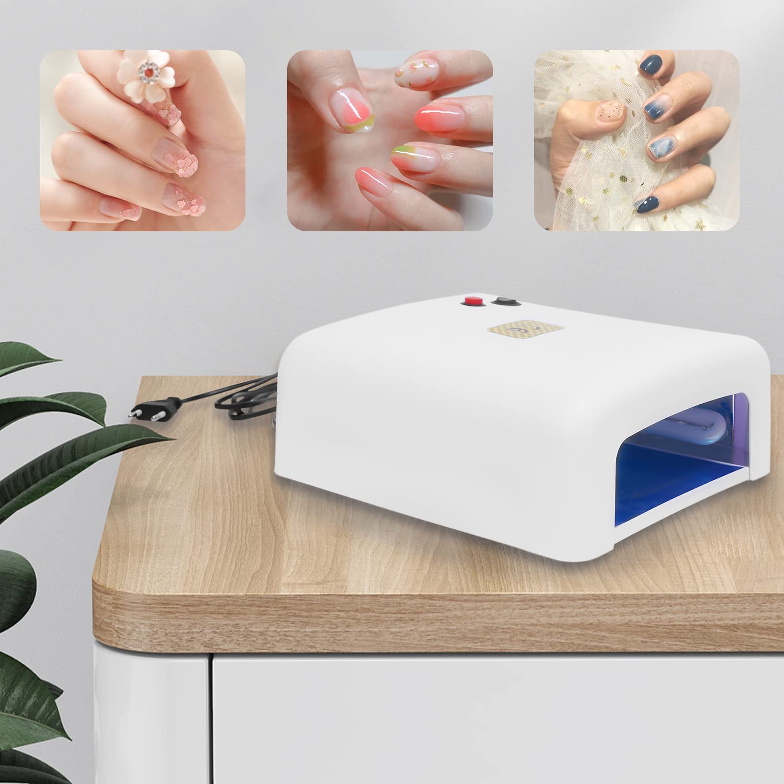 Professional UV Gel Nail Kit with LED Lamp - Complete Nail Art Set for Beginners | Manicure Tools for Home Salon, Gel Nails Design & Beauty Care | Perfect for DIY Nail Art, Home Spa Days & Professional Nail Studio Use