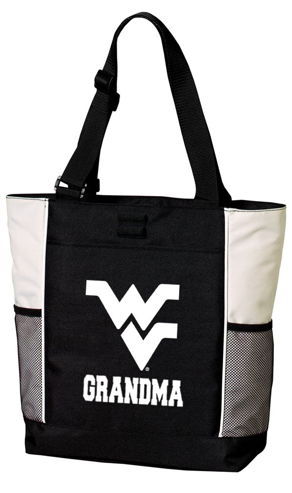WVU Grandma Tote Bags - West Virginia University Themed Reusable Shopping Tote for Beach, Pool, Travel & Campus Life | Perfect Gift for WVU Alumni & Fans