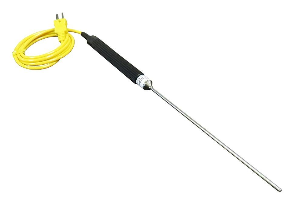 Type K Immersion Thermometer Probe - Large Stainless Steel Temperature Sensor for Cooking, Brewing & Industrial Use