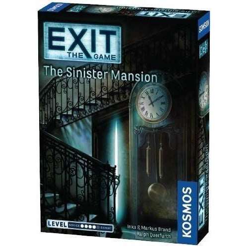 Exit: The Game – The Sinister Mansion | Escape Room Board Game for Adults & Teens | Perfect for Family Game Nights & Party Entertainment