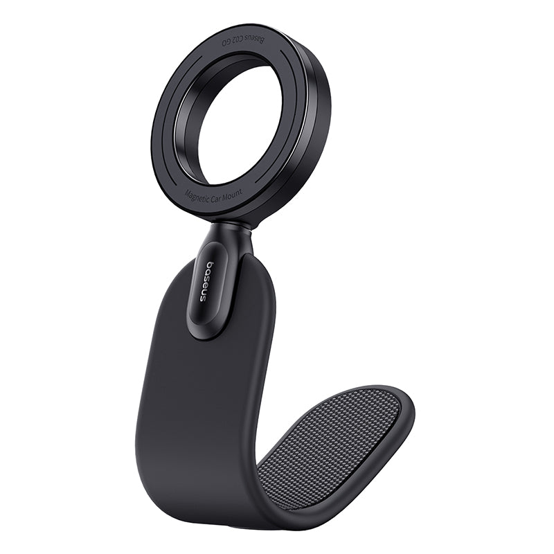 Baseus 360° Rotatable Magnetic Car Phone Holder - Flexible & Strong Grip for iPhone, Samsung, Galaxy - Perfect for Driving, Commuting & Road Trips (Black)