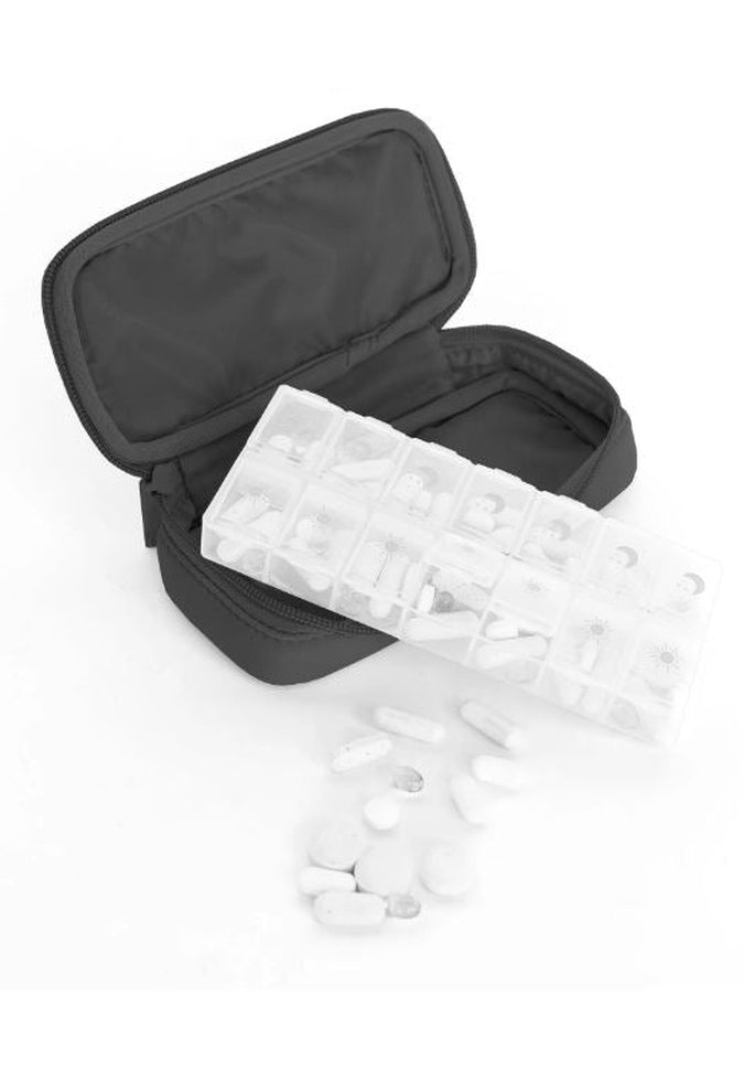 Premium Weekly Vitamin Organizer - 7 Day Pill Box with AM/PM Compartments for Daily Supplements & Medications | Perfect for Travel, Home, or Office Use