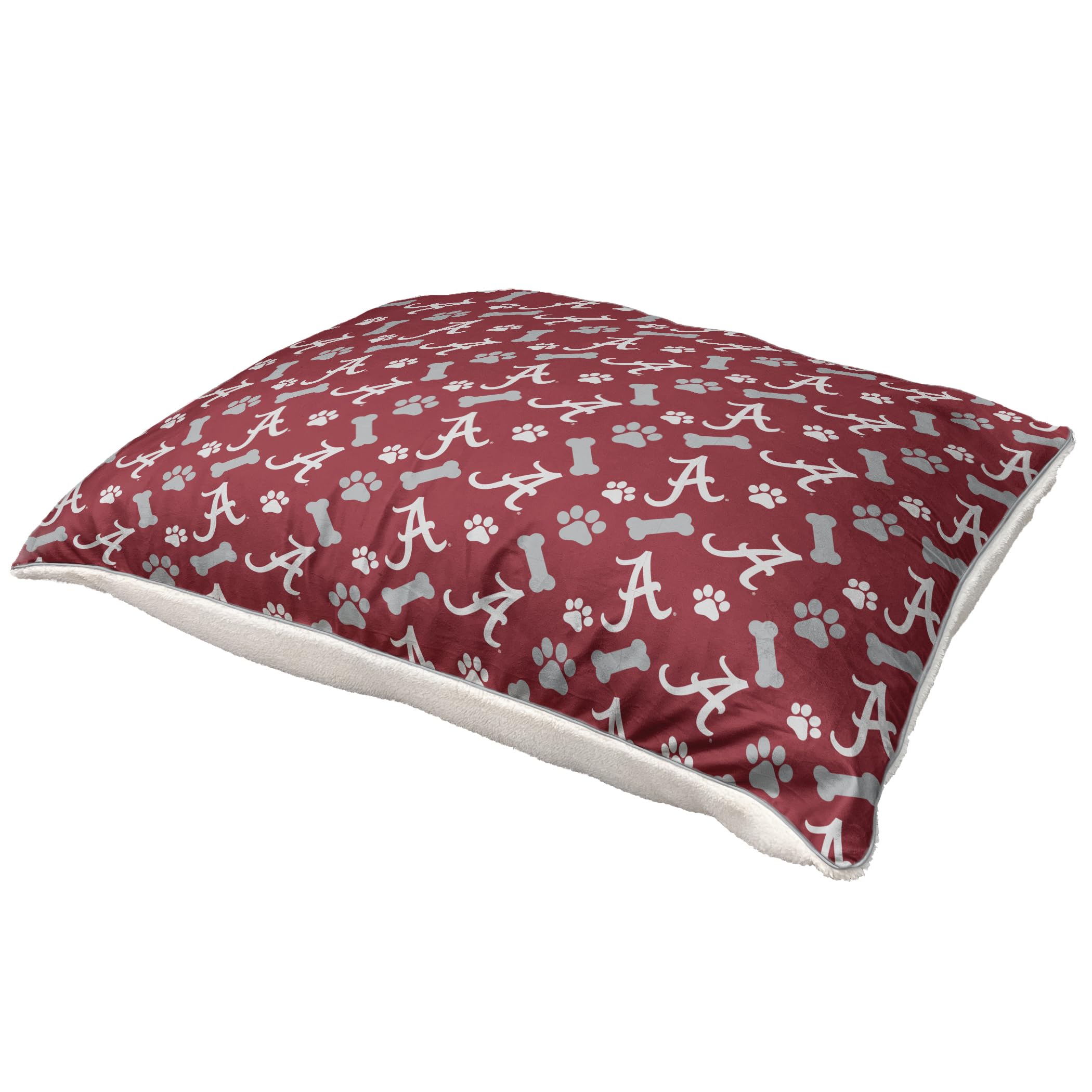 **Officially Licensed NCAA Pegasus Sports Sherpa Pet Bed - Cozy & Warm Dog Bed for Small to Medium Dogs - Perfect for Beds, Couches & Crates**
