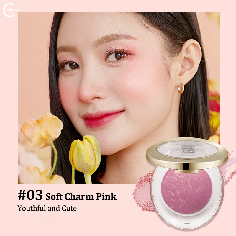 LANSUR Perfectly Baked Blush - Long Lasting Matte & Shimmer Blush for Cheeks - Natural Flush Makeup for Day & Night - Ideal for Everyday Wear, Date Night & Special Occasions