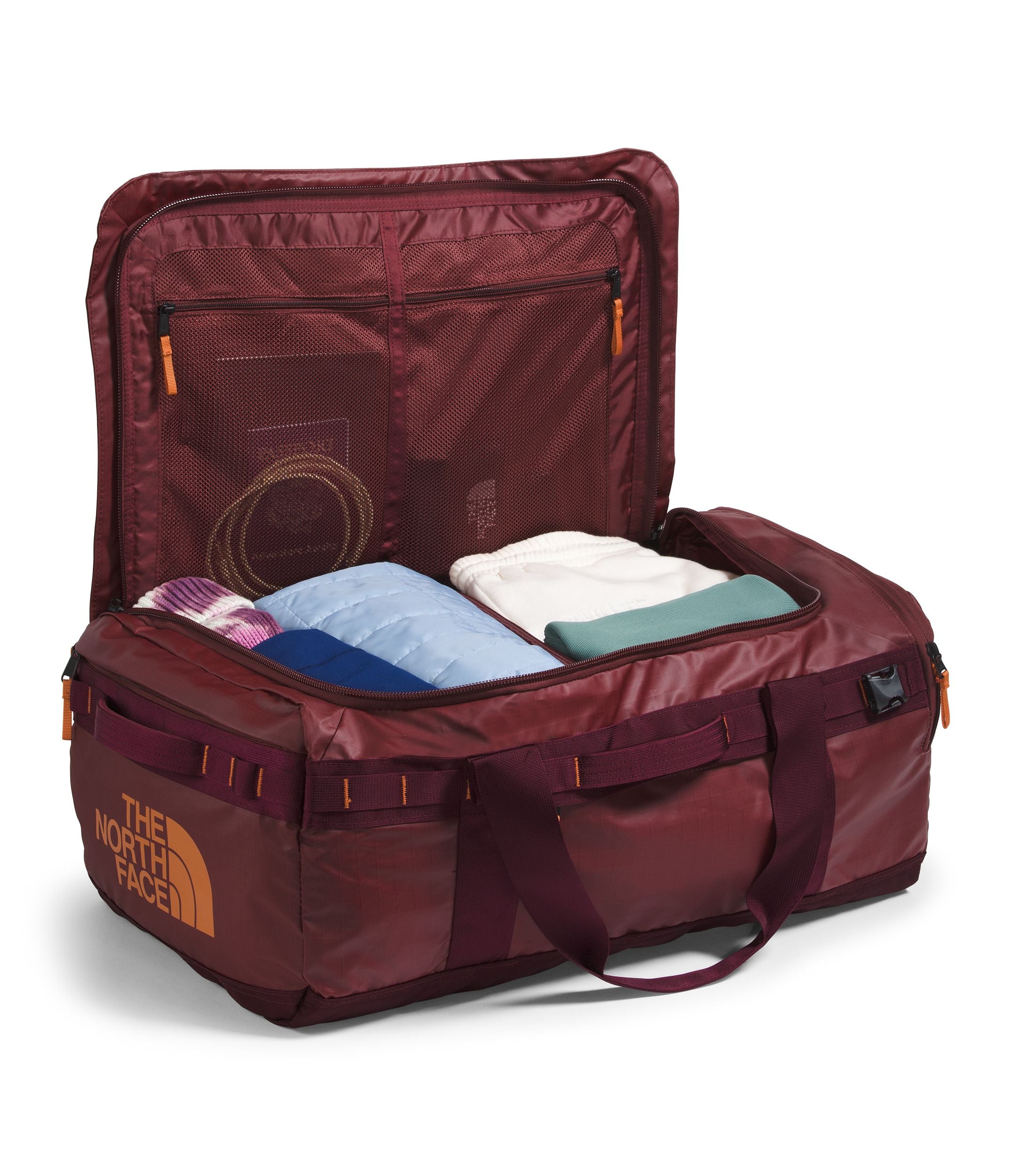 The North Face Base Camp Voyager Duffel 62L - Durable Travel Duffel Bag for Camping, Hiking & Adventure Gear Storage | Water-Resistant & Heavy-Duty