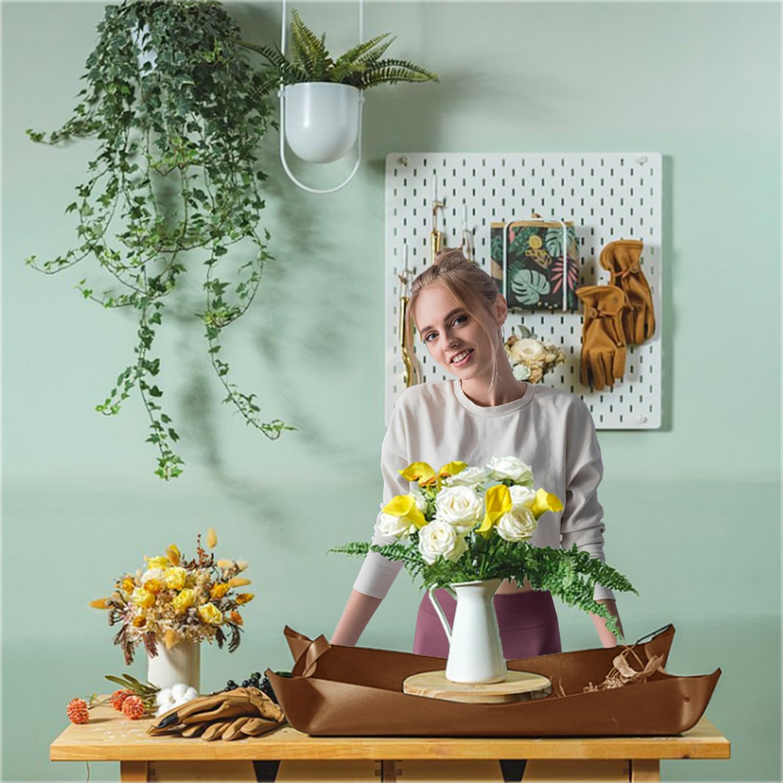 Waterproof Leather Plant Repotting Mat - 30