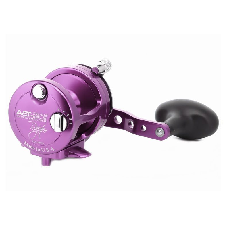 Avet SX Raptor 6/4 Two Speed Fishing Reel - Saltwater & Freshwater Fishing Gear for Offshore & Inshore Angling - Perfect for Tuna, Marlin & Big Game Fishing