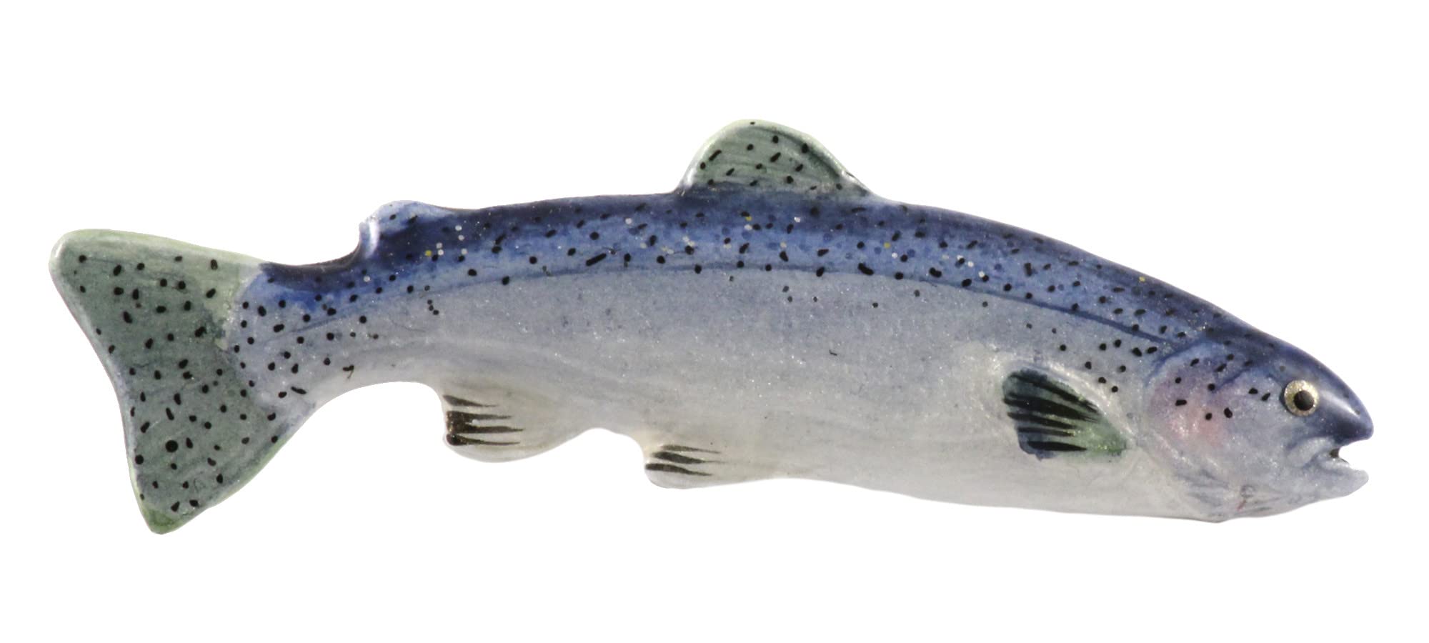 Steelhead Fish Lapel Pins for Women - Handmade in USA, 200 Unique Designs - Hat Pins, Brooches, Jewelry Gifts for Fishing Enthusiasts (Perfect for Outdoor Events, Fishing Trips & Collector Displays) FP030D