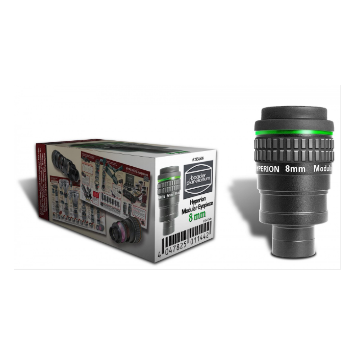 Baader Planetarium 8mm Hyperion Telescope Eyepiece - Premium Wide Angle Lens for Astronomy & Stargazing - Perfect for Deep Space Observation & Celestial Viewing