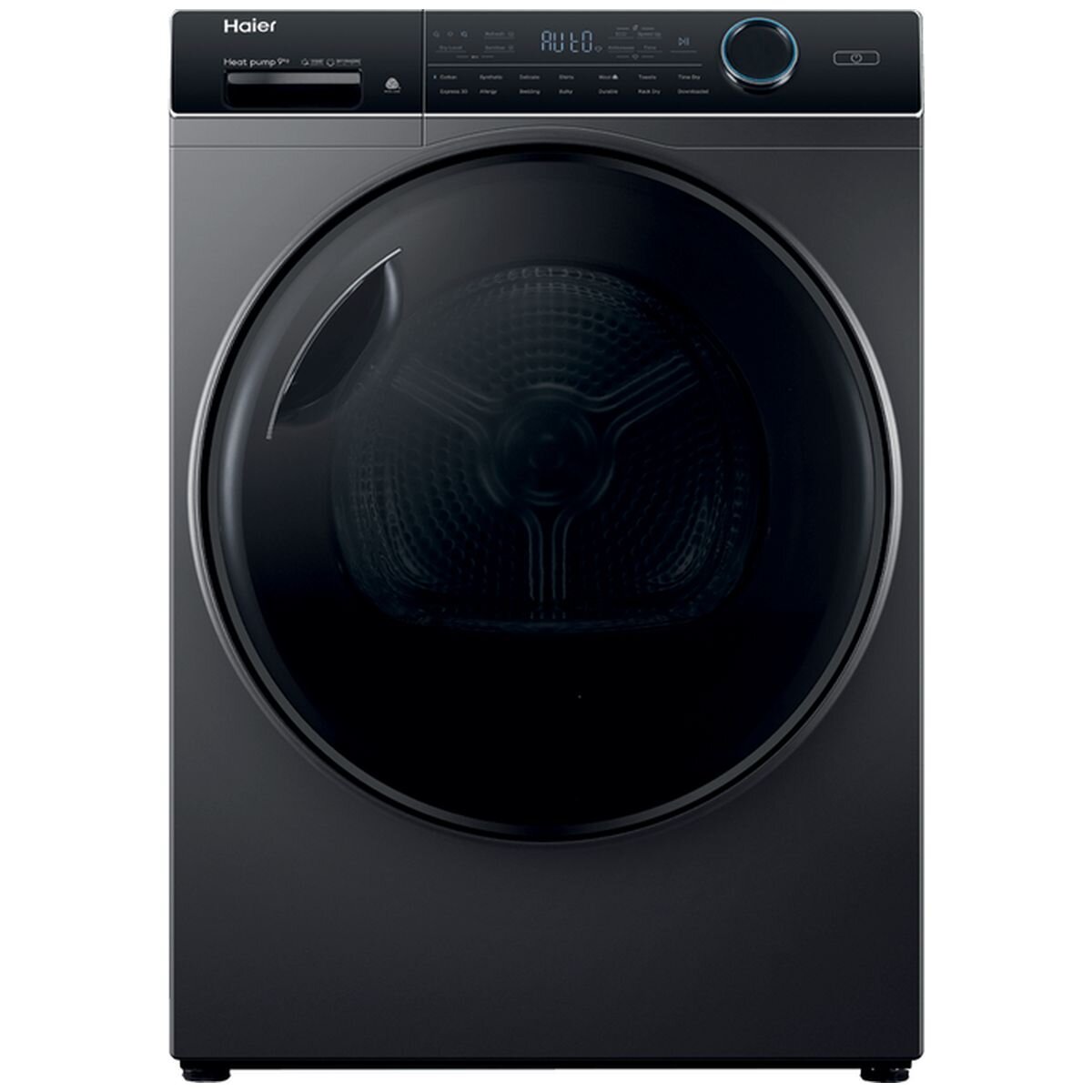 Haier 9kg (20 lbs) Heat Pump Dryer with Steam - Energy Efficient, Quiet Operation, HDHP90ANB1 - Perfect for Small Families & Apartments