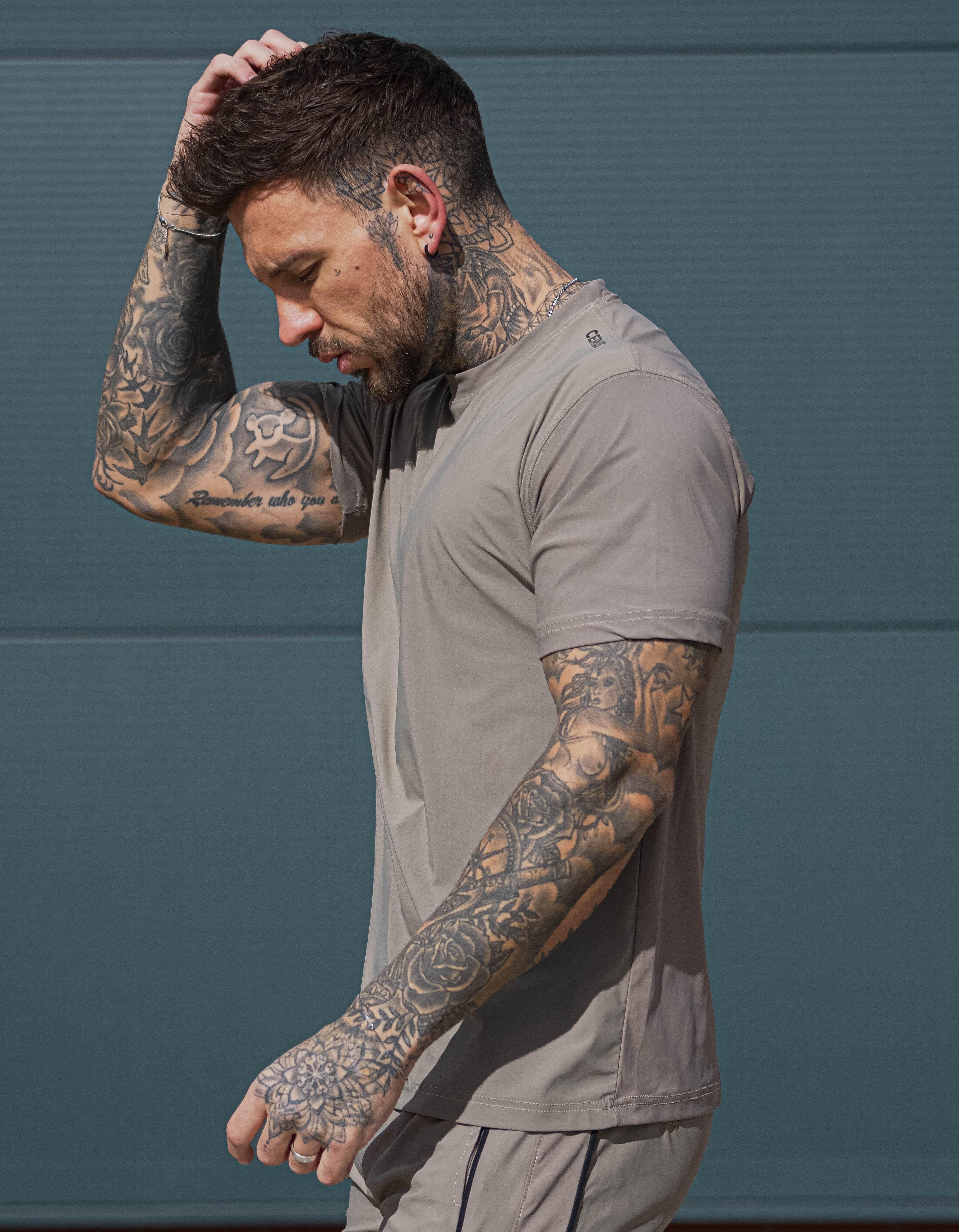 Cerus Biscuit Flex Men's T-Shirt - Comfortable & Stylish Casual Tee for Everyday Wear | Gym, Workout, Running, Outdoor Activities
