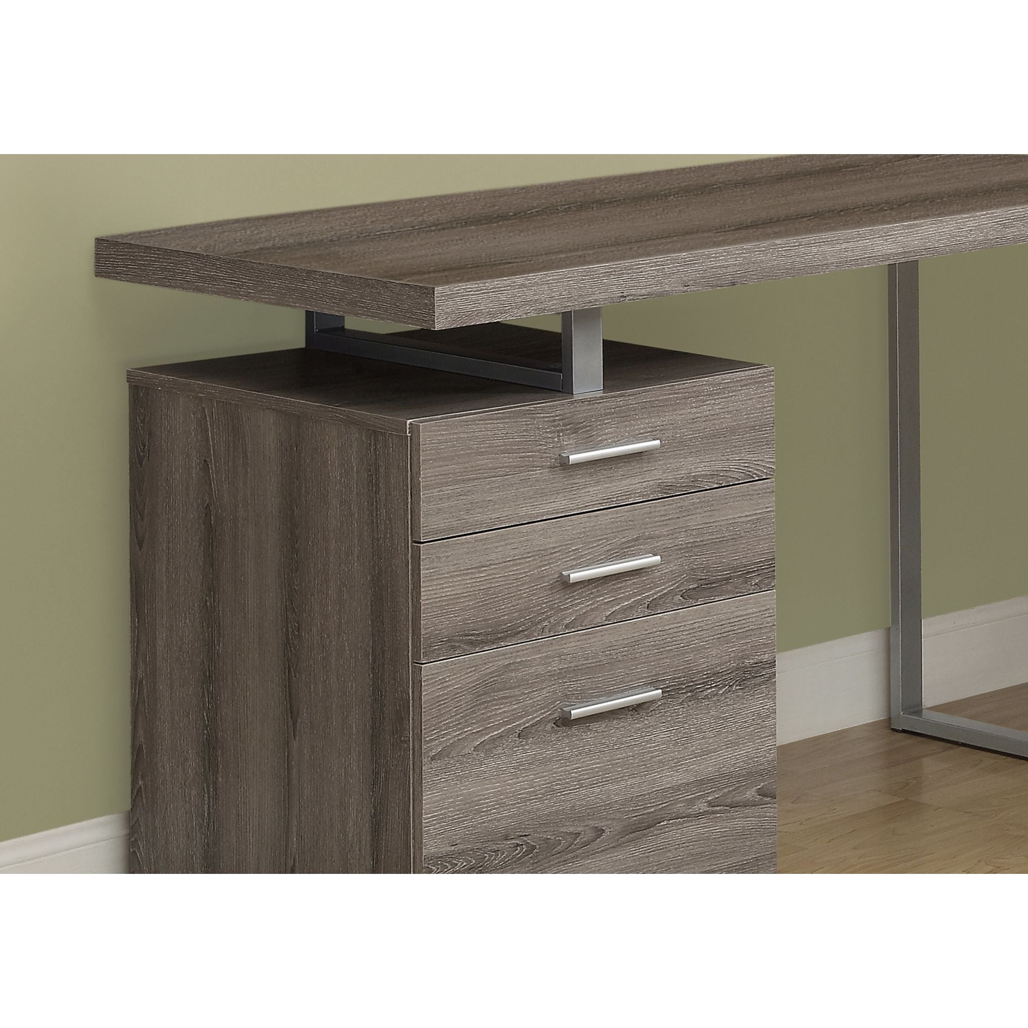 60 Inch Large Computer Desk for Home Office - Modern Writing Workstation with Sturdy Frame - Perfect for Remote Work, Gaming & Study