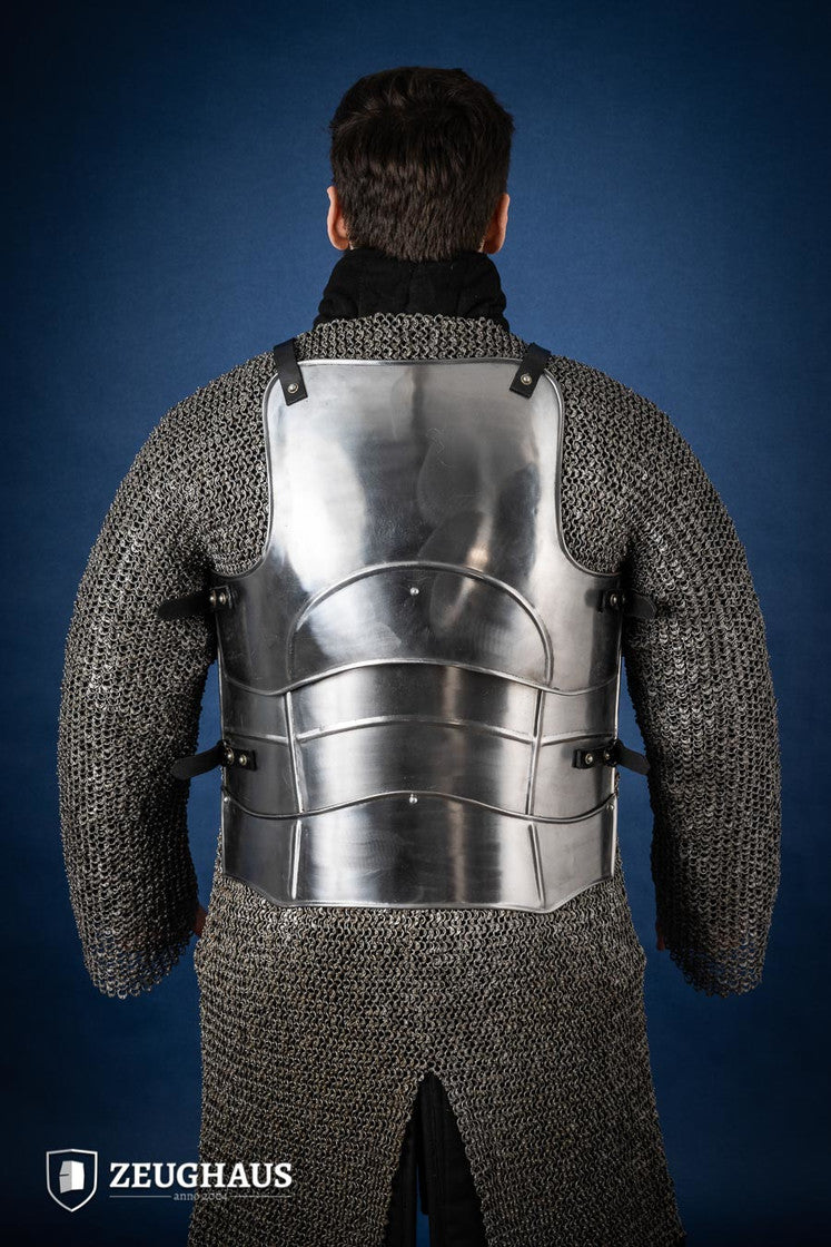 Champion Polished Cuirass Armor - Medieval Knight Costume, LARP Gear & Cosplay Accessory for Renaissance Fairs, Theater Performances and Historical Reenactments