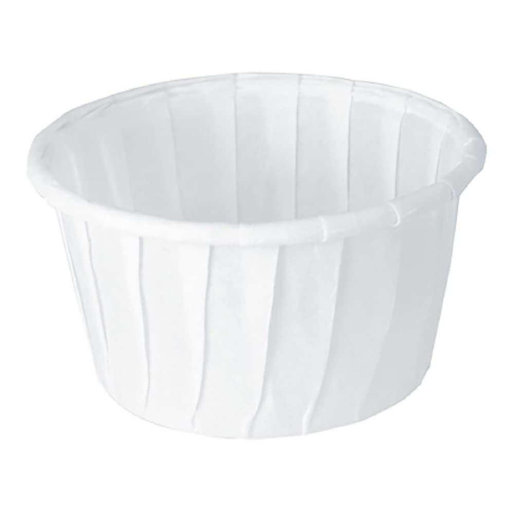 250-Pack Solo 1.25 oz Treated Paper Souffle Portion Cups - Perfect for Measuring, Medicine, Samples & Jelly Shots | Ideal for Baking, Catering, Restaurants & Home Use