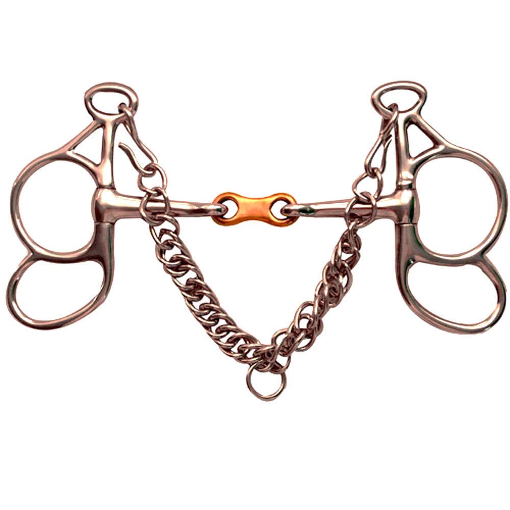 Coronet Butterfly 2-Loop French Link Driving Bit - Comfortable Horse Training Bit for Dressage & Carriage Driving - Perfect for Equestrian Riders & Trainers