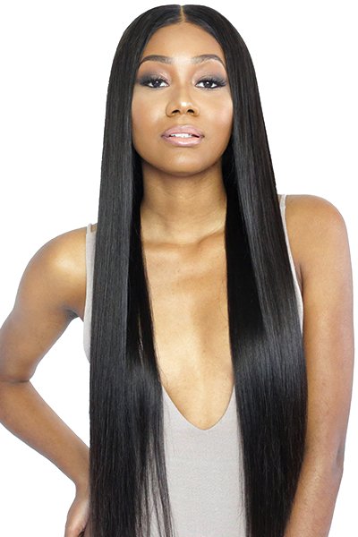 Brazilian Straight Glueless Wig - Natural Human Hair Lace Front Wig for Black Women | Perfect for Daily Wear, Parties & Special Occasions