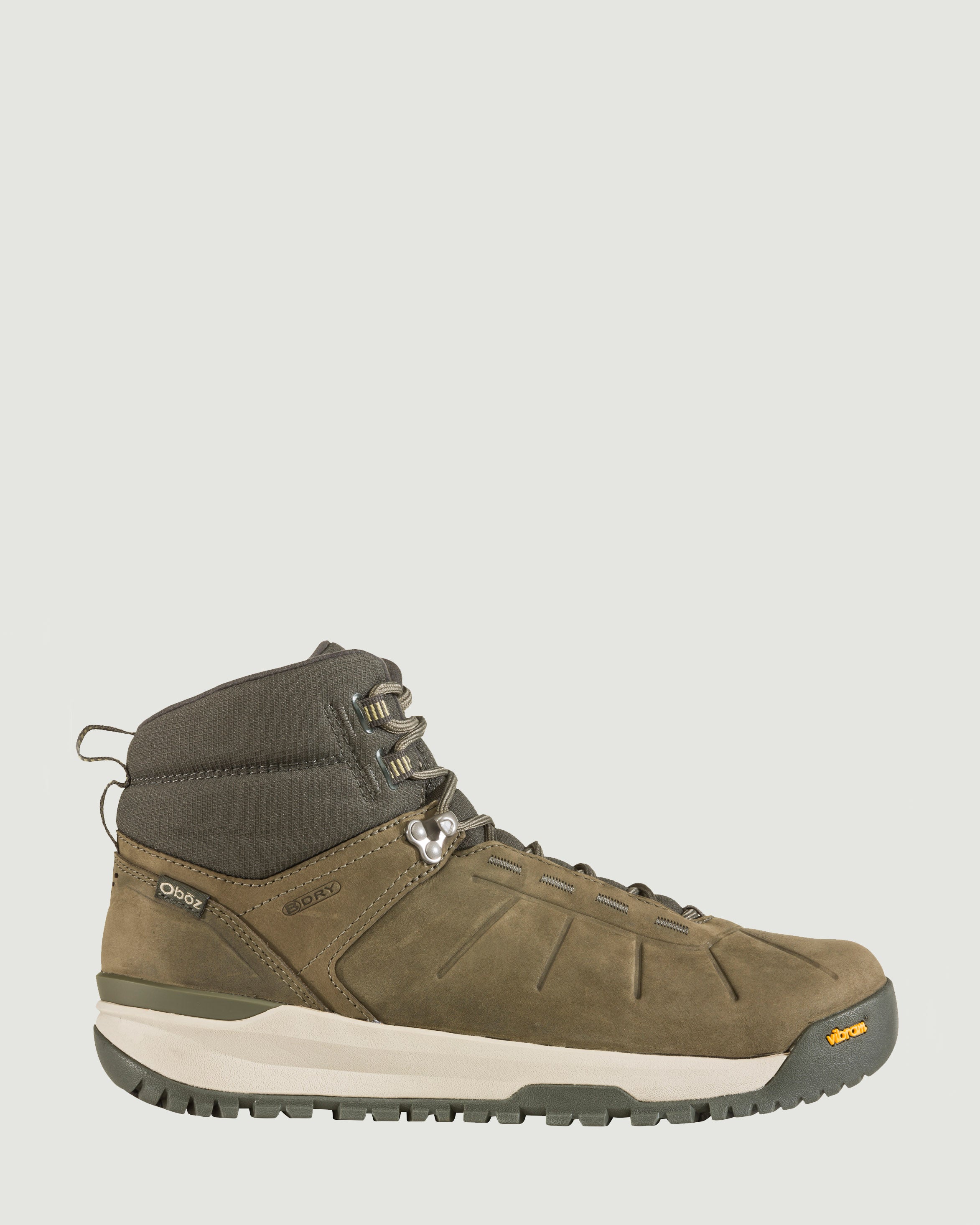 Oboz Andesite Men's Mid Insulated Waterproof Hiking Boots - Thunder Gray for Outdoor Adventures & Winter Trekking