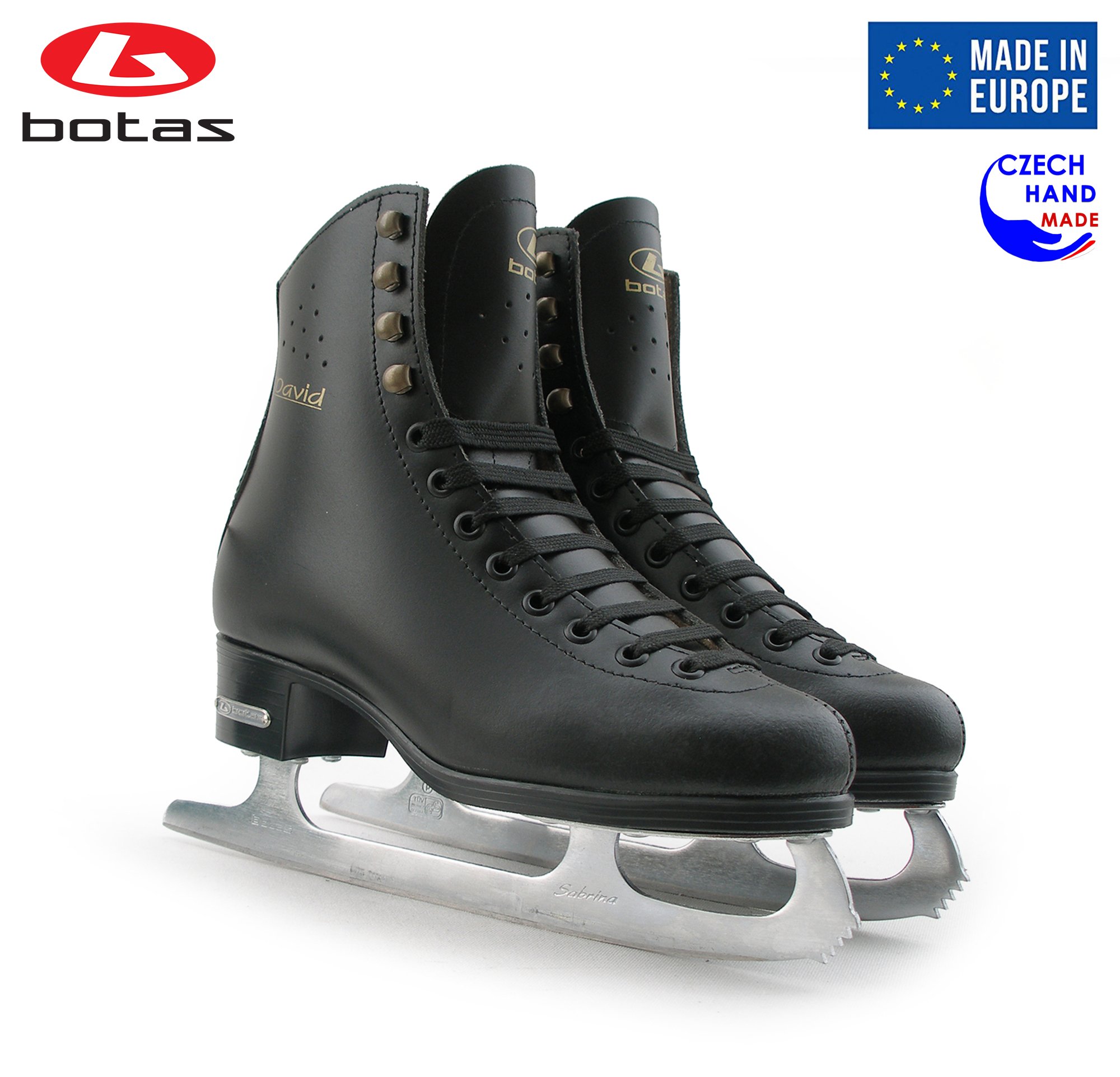 Premium Figure Ice Skates for Men, Women, Boys & Girls - European Made in Czech Republic with Sabrina Blades - Perfect for Competitive Skating, Ice Shows & Recreational Skating