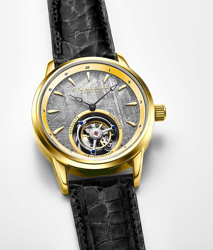 Galactic Labyrinth 42mm Tourbillon Watch - Luxury Automatic Mechanical Timepiece for Men - Perfect for Formal Events, Business Meetings & Collector's Display