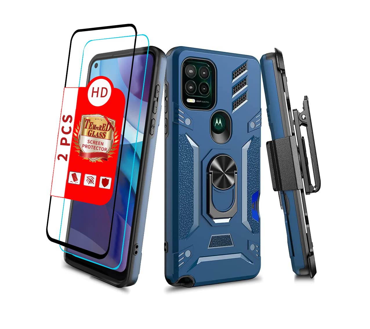 Military-Grade Shockproof Phone Case for Moto G Stylus 5G (6.8