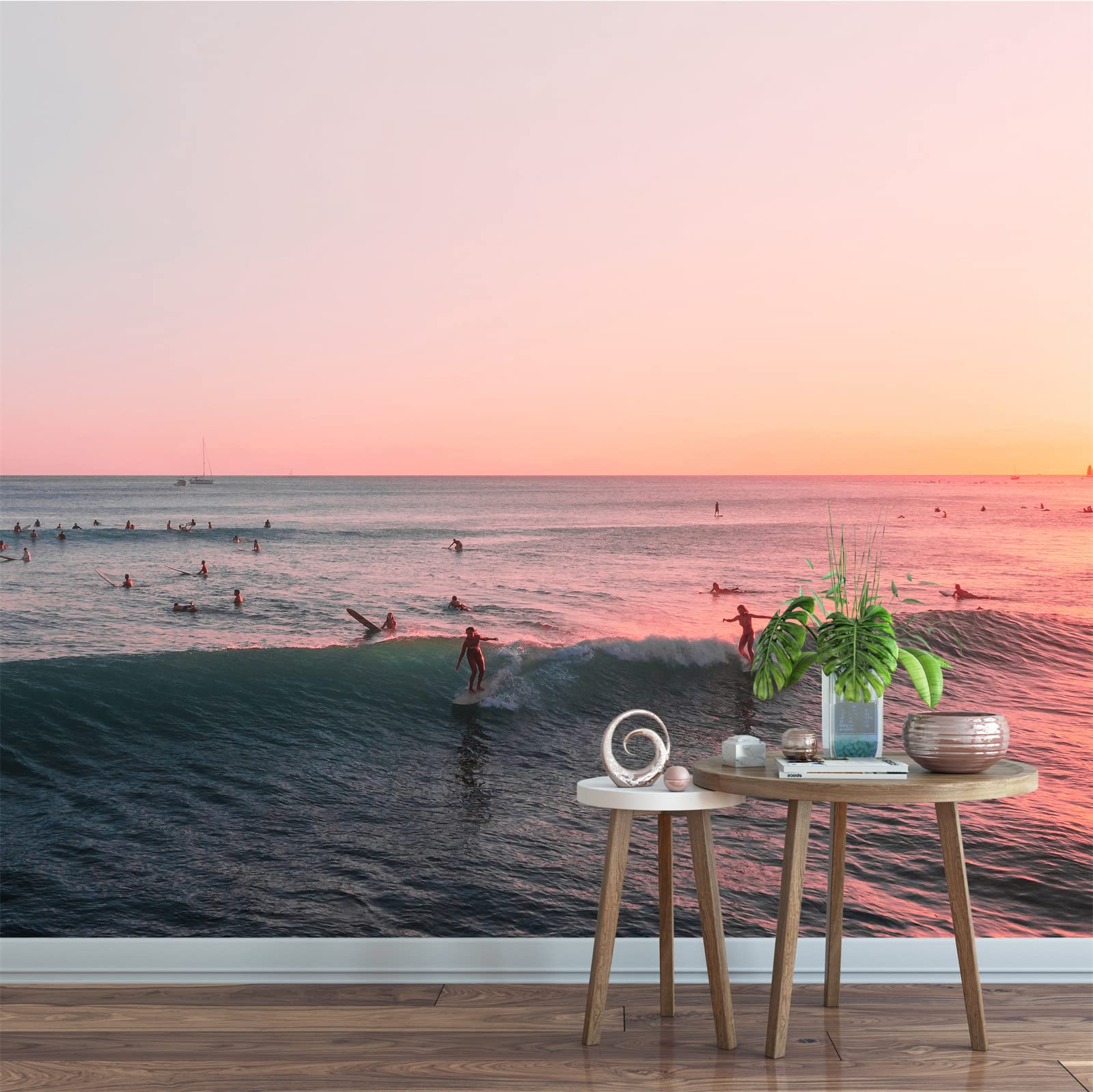 Large Removable Sea Surfing Wall Mural - 158