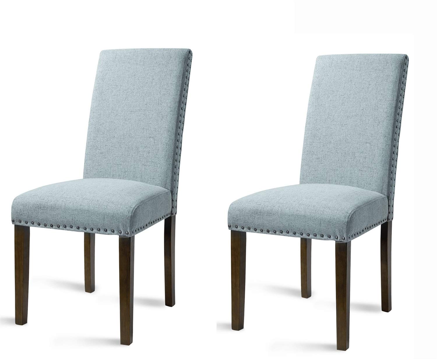 Modern Dining Chairs Set of 2 - Sturdy Kitchen Chairs for Home, Restaurant & Living Room | Comfortable Side Chairs for Dining Room, Breakfast Nook & Small Spaces